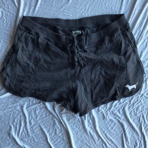 Pink grey sleeping shorts